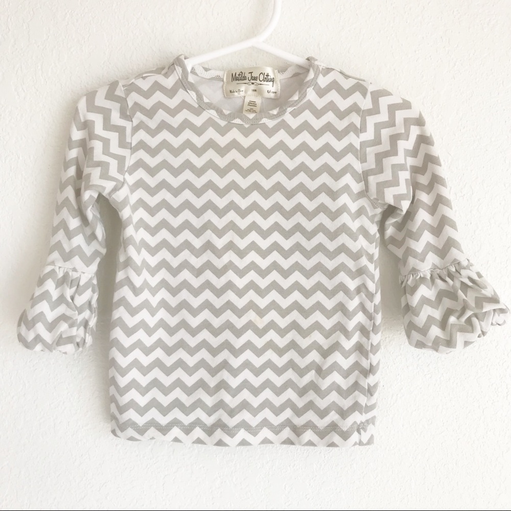 MATILDA JANE Good Hart Alice Gray Puffer Top